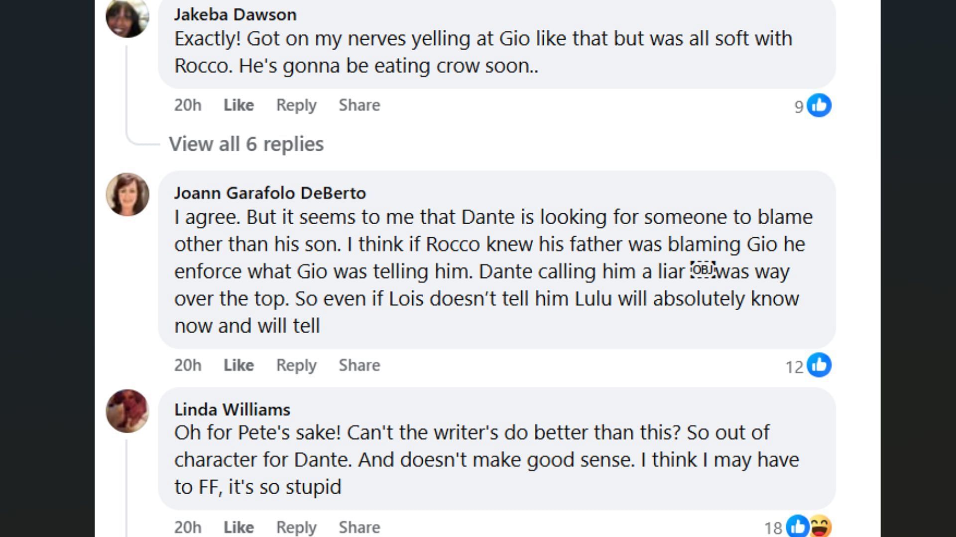 More fan reactions sharing the same sentiments (Image via Facebook/General Hospital Fans - Official)